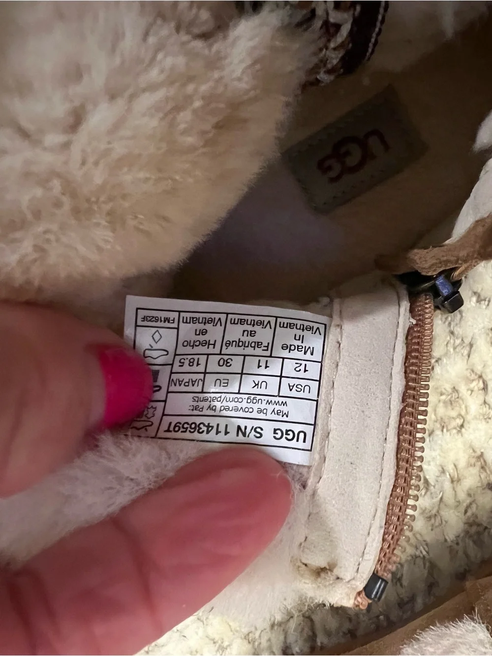 UGG brown Girl boots US 12